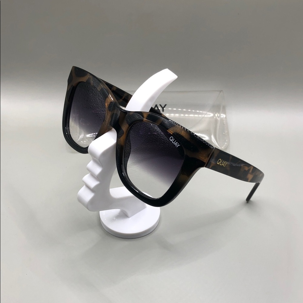Quay Australia AFTER HOURS tortoise black fade Sunglasses oversized style.